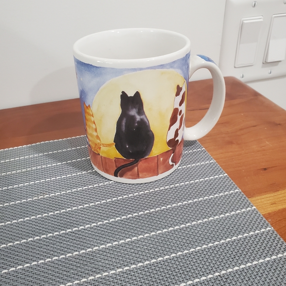 Colorful Cat Design Mug
